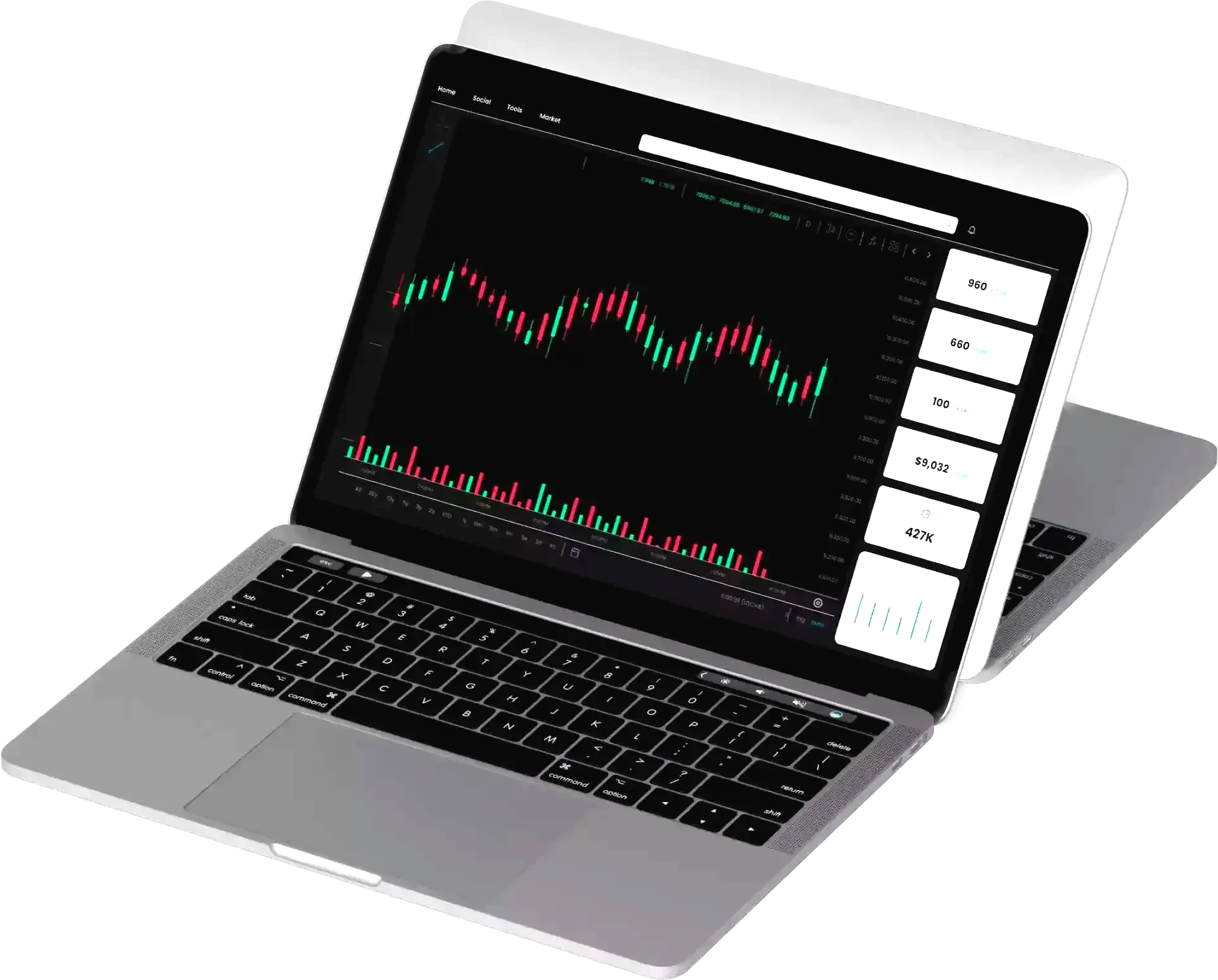 Thistle Gainmere trading dashboard